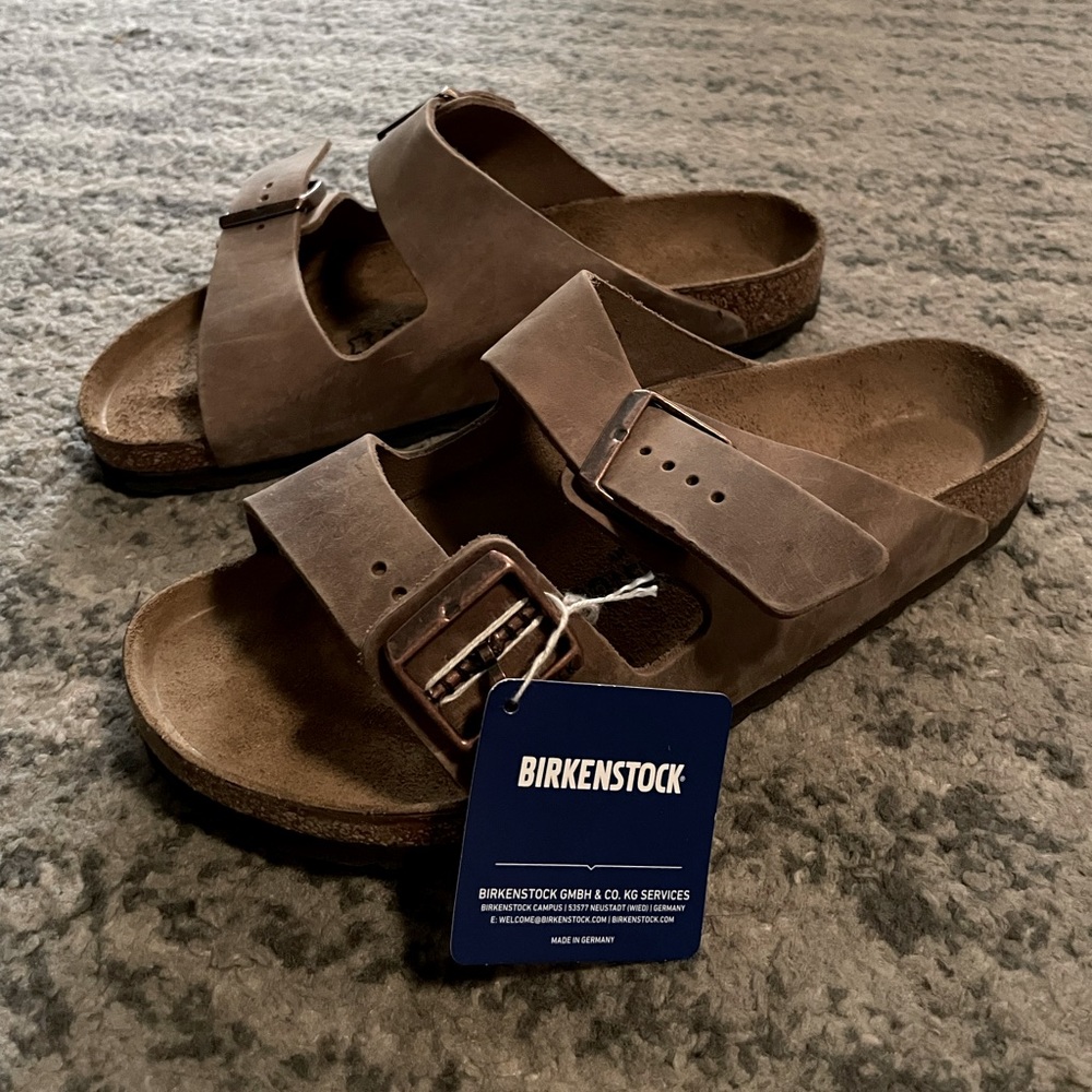 Birkenstock -UK 41- Arizona BS - Tobacco Brown